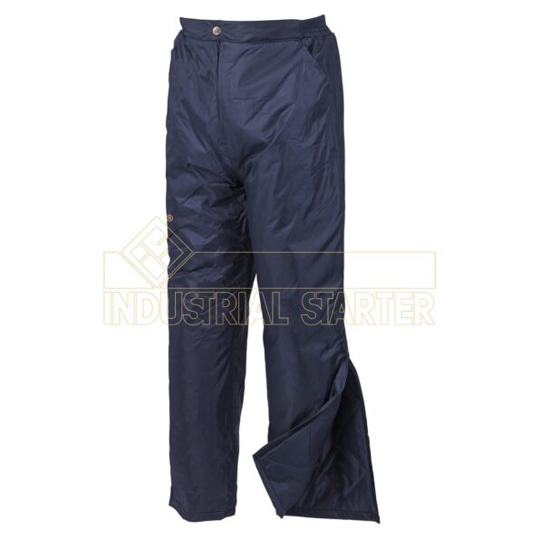 Pantalón impermeable acolchado azul marino