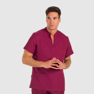 BLUSÓN DYNEKE MICROFIBRA GRANATE UNISEX PARA SANITARIOS