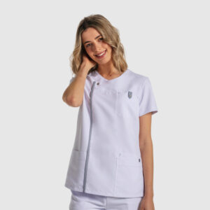 CASACA DYNEKE MICROFIBRA BLANCA TAPETA PARA MUJERES