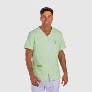 CHAQUETA DYNEKE HOMBRE MANGA CORTA VERDE CLARO