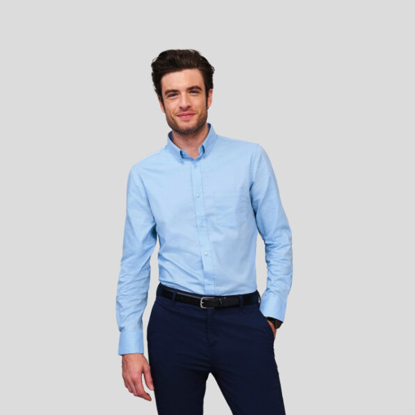 CAMISA SOL'S BUSINESS HOMBRE MANGA LARGA