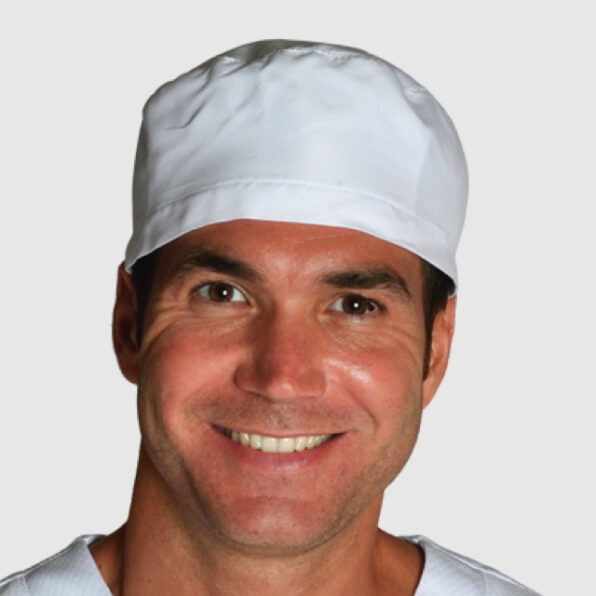 GORRO DYNEKE SANITARIO MICROFIBRA BLANCO