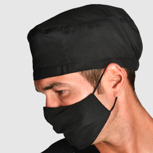GORRO DYNEKE SANITARIO MICROFIBRA NEGRO