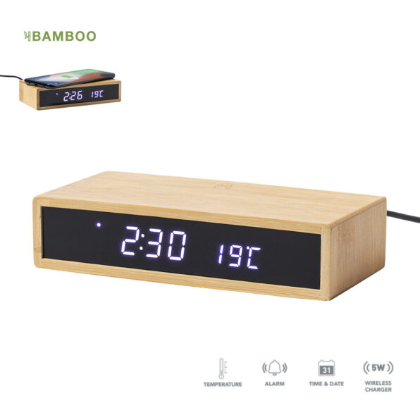 RELOJ MAKITO MULTIFUNCIÓN ISLUM CARGADOR INALÁMBRICO