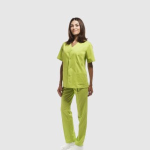 CASACA ADVERSIA "CHARLOTTE" CUELLO DE PICO BOTONES UNISEX
