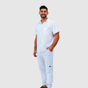 CASACA ADVERSIA "IOWA" BLANCO UNISEX MANGA CORTA