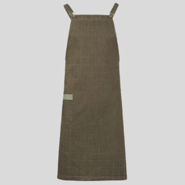 DELANTAL LARGO DE COCINA ROGER MODELO "CUADRO DEGRADADO"