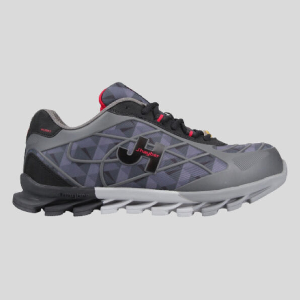 ZAPATILLAS J'HAYBER "BOLT S1P HRO SRC" GRIS-NEGRO