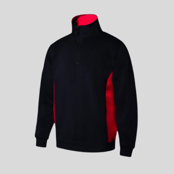 SOFTSHELL VELILLA CON CREMALLERA BICOLOR NEGRO + DISTINTOS COLORES